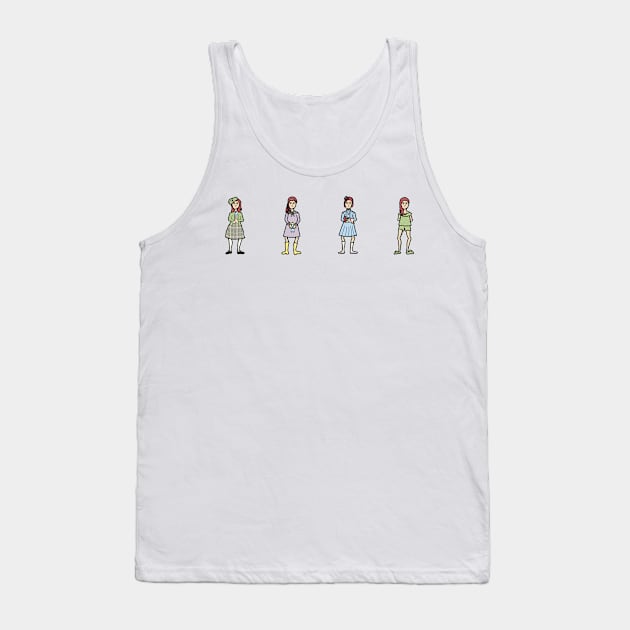 Little Redhead Girls Tank Top by LochNestFarm